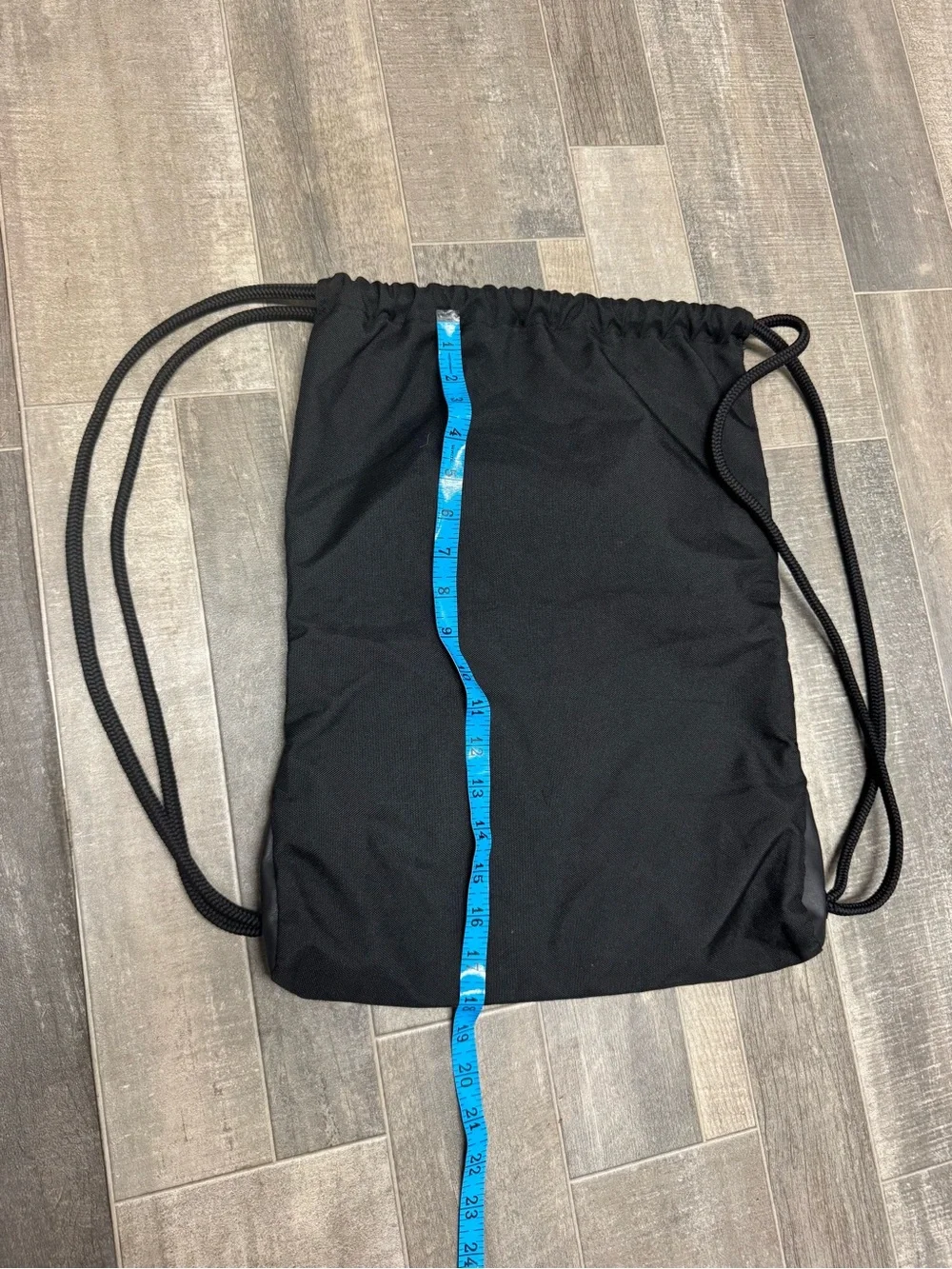 Adidas Black Rainbow Striped Drawstring Backpack Gym Travel Lightweight Unisex
